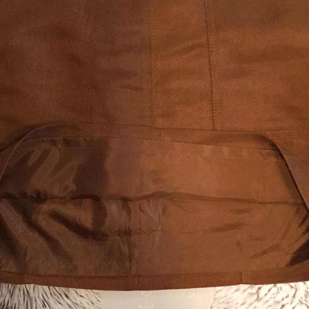 hinge by Nordstrom Faux‎ Suede Mini Skirt 🍁